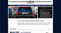 Desktop Screenshot of jackcooperlogistics.com
